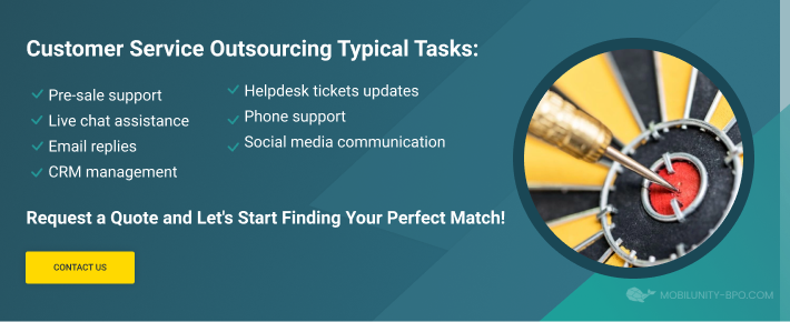 customer service outsourcing tasks