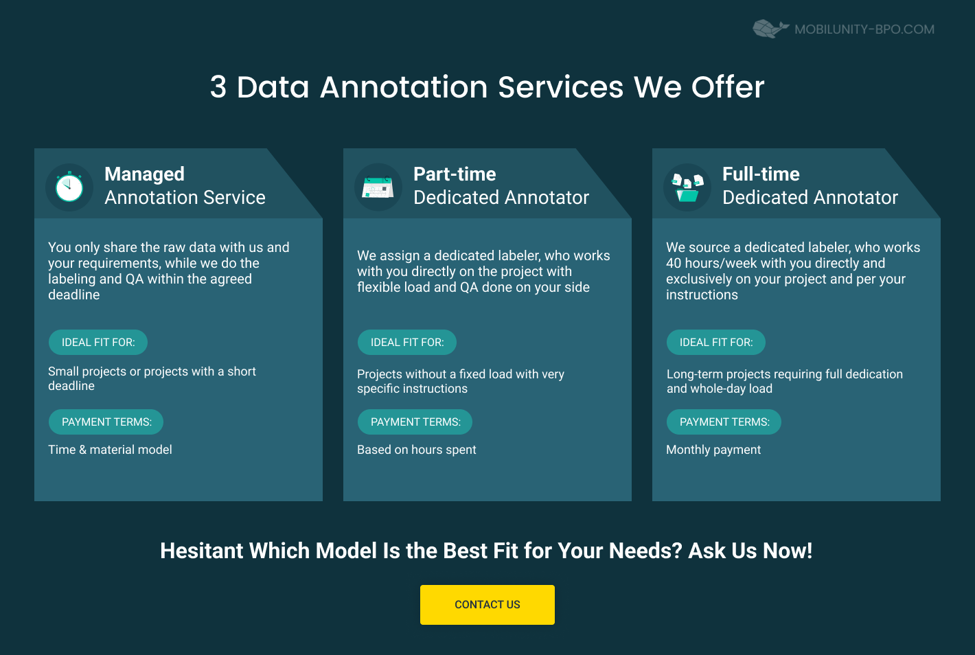 Data Annotation Services Offered by Mobilunity-BPO