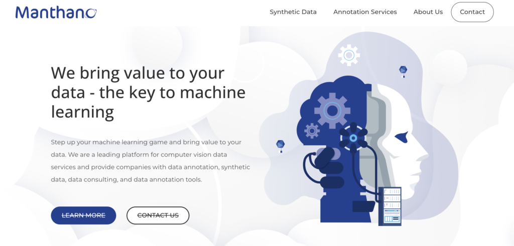 Manthano 3d labelling tool